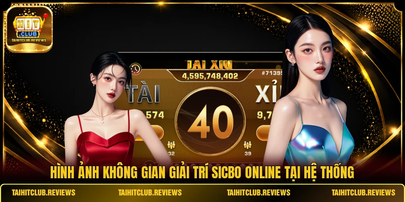 Hình ảnh không gian giải trí Sicbo online tại hệ thống
